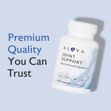 Alaya Naturals Joint Support capsules on a wooden table