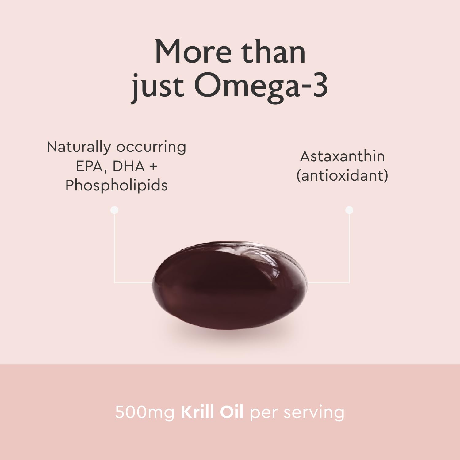 Alaya Naturals Krill Oil Softgels close-up of softgel