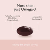 Alaya Naturals Krill Oil Softgels close-up of softgel