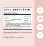 Alaya Naturals Krill Oil Softgels showing the softgel texture