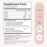 Alaya Naturals Multi Collagen Peptides Powder with measuring scoop