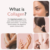 Alaya Naturals Multi-Source Collagen Capsules with a measuring spoon