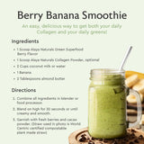 Alaya Naturals Supergreens Powder mixed in a smoothie