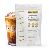 alcami elements Mushroom Coffee support front view with packaging