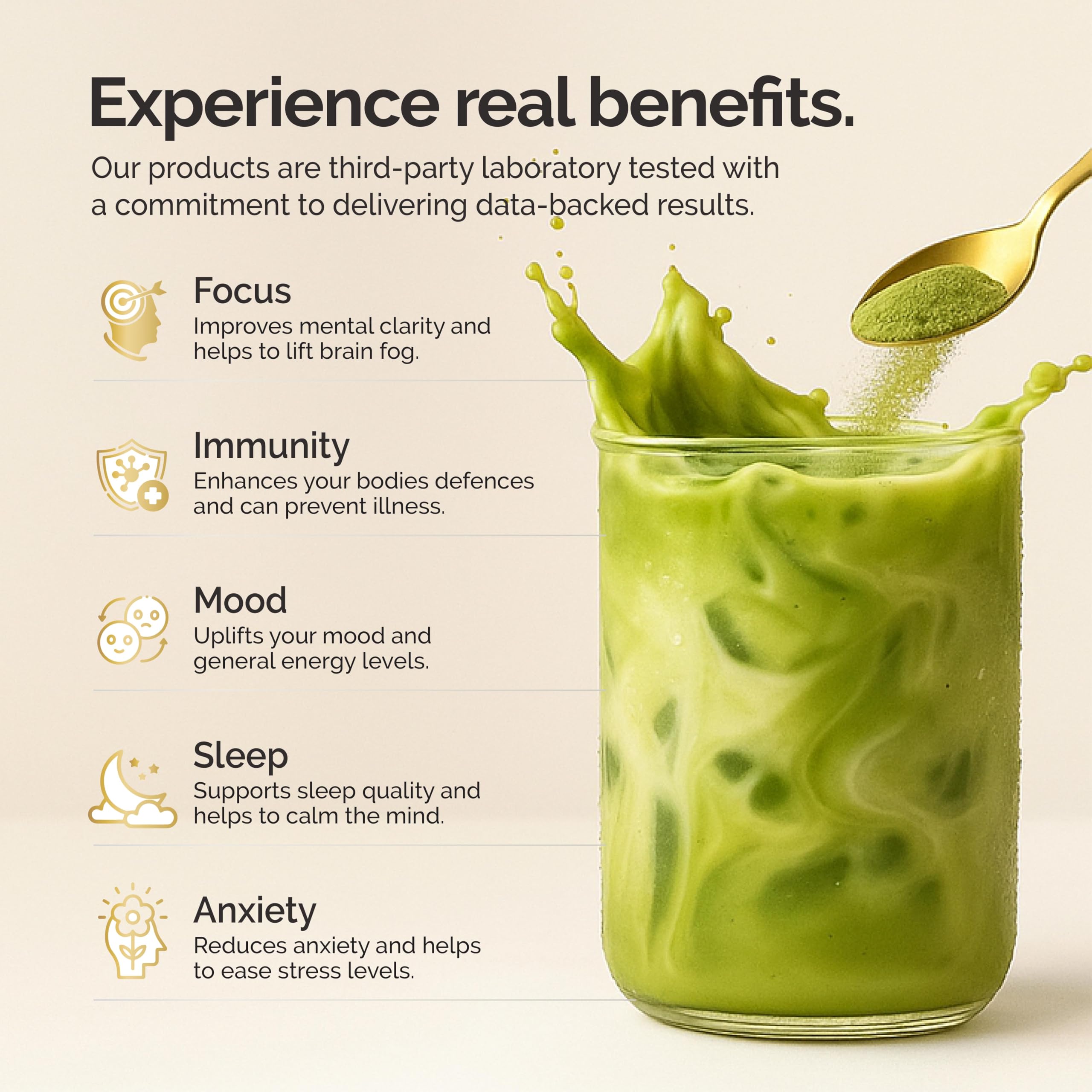 alcami elements Mushroom Matcha 10:1 Concentrated Blend preparation process