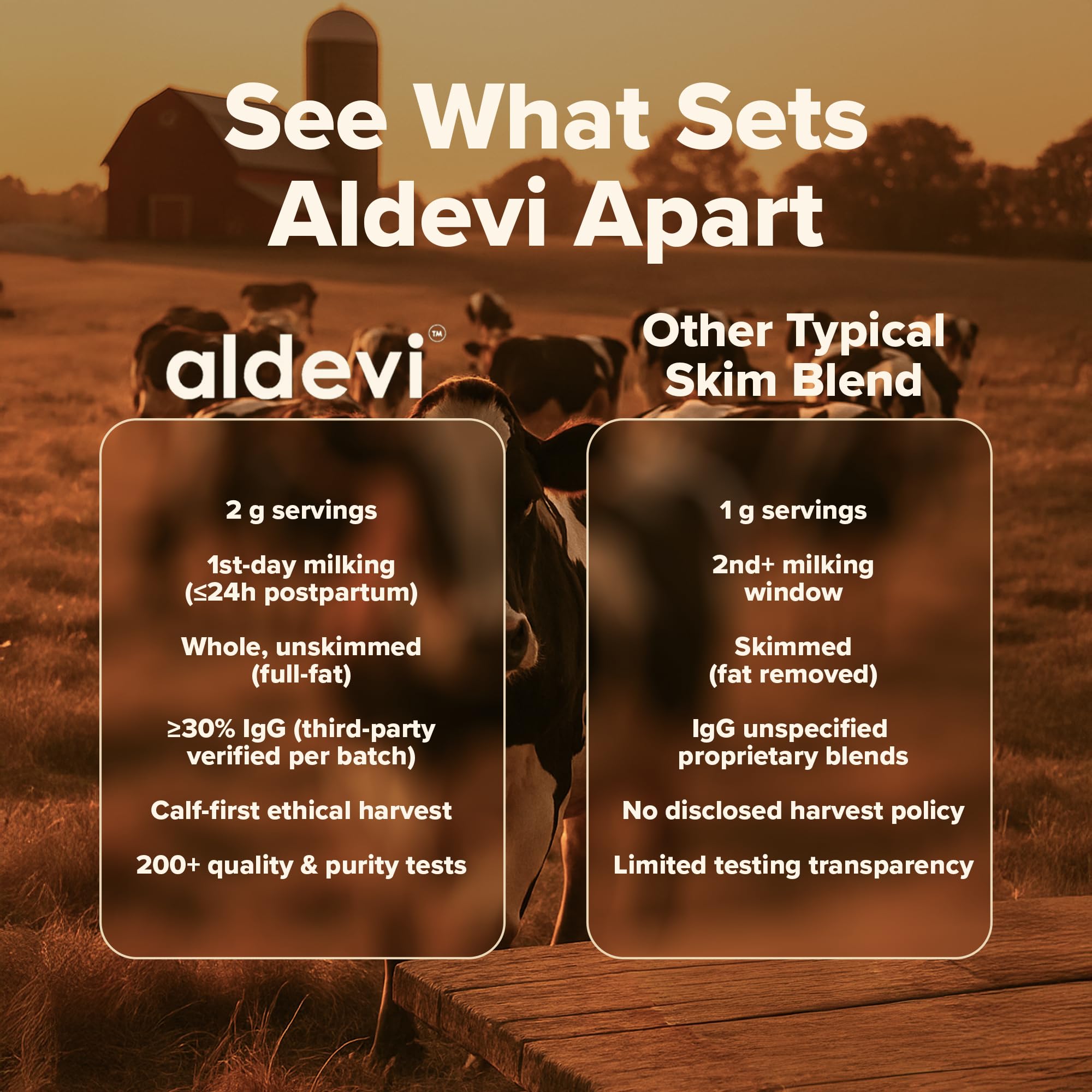 aldevi Bovine Colostrum Powder lifestyle scene