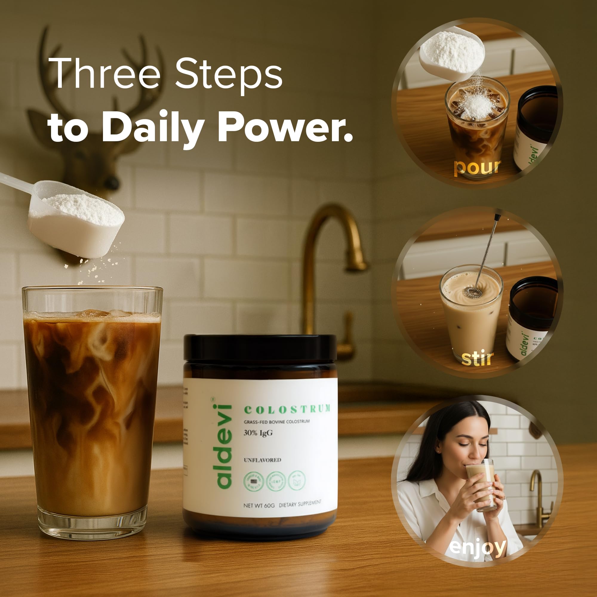 aldevi Bovine Colostrum Powder preparation method