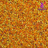 ALEBRIXES Bee Pollen supplement top view showing the lid