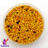 ALEBRIXES Bee Pollen supplement with smoothie and fruit