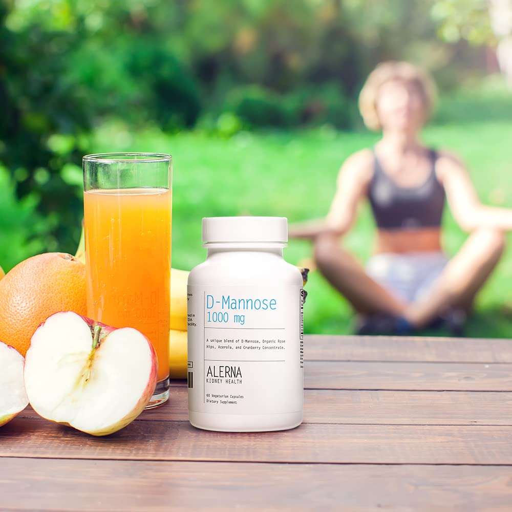Alerna Kidney Health D-Mannose capsules with ingredients