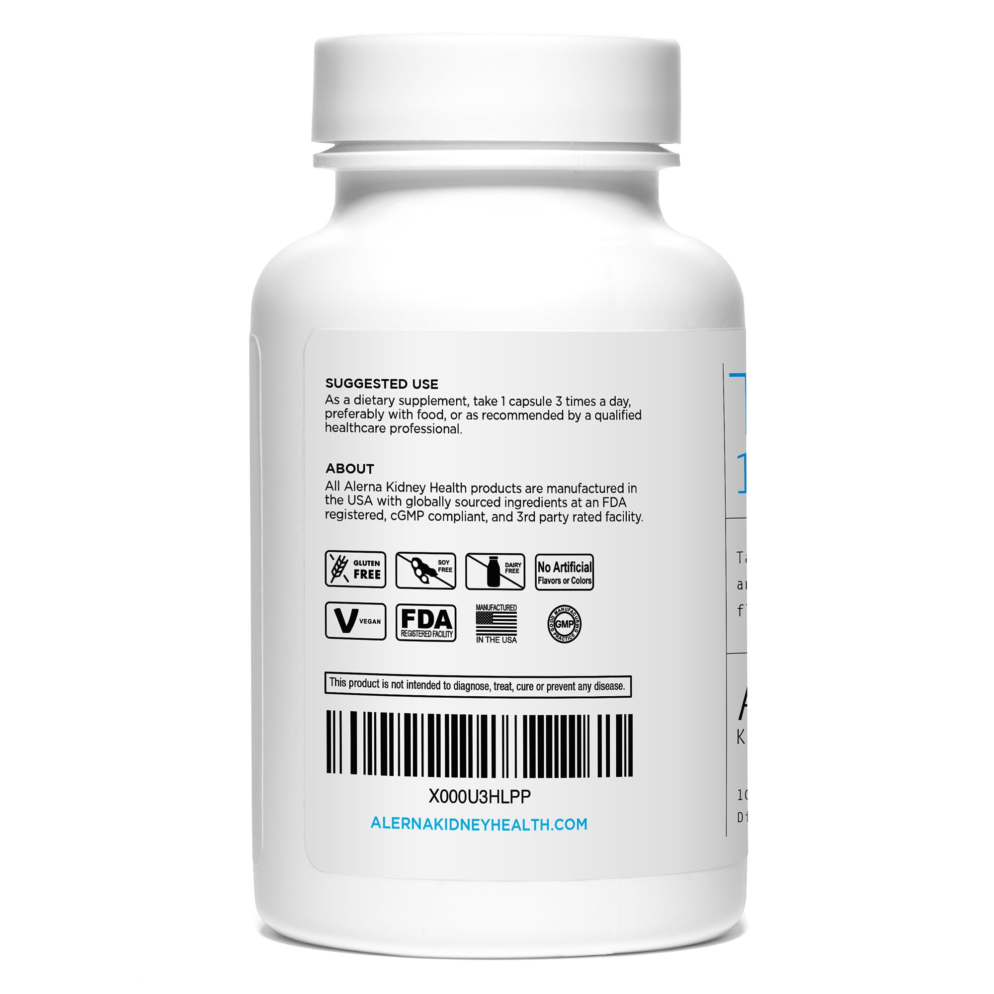 Alerna Kidney Health Tart Cherry Extract Capsules packaging