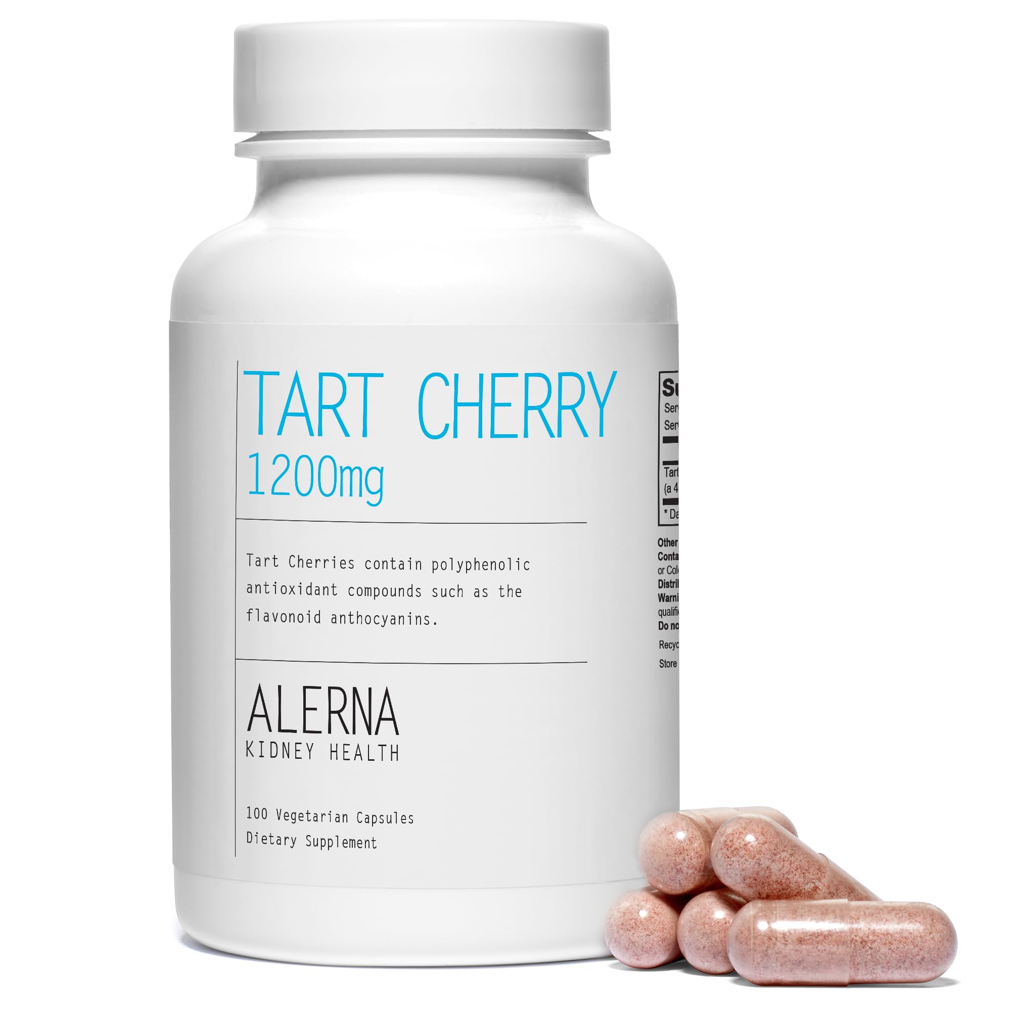 Alerna Kidney Health Tart Cherry Extract Capsules side view