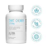 Alerna Kidney Health Tart Cherry Extract Capsules with a glass of water