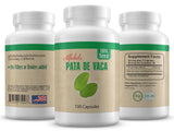 Alfabel Natural Solution Pata de Vaca Herb Capsules 500mg front view