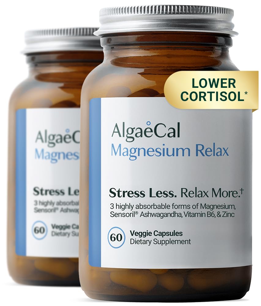ALGAECAL Magnesium daily wellness Supplement front view with packaging