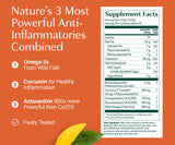 ALGAECAL Omega-3 Fish Oil Supplement 454g back view