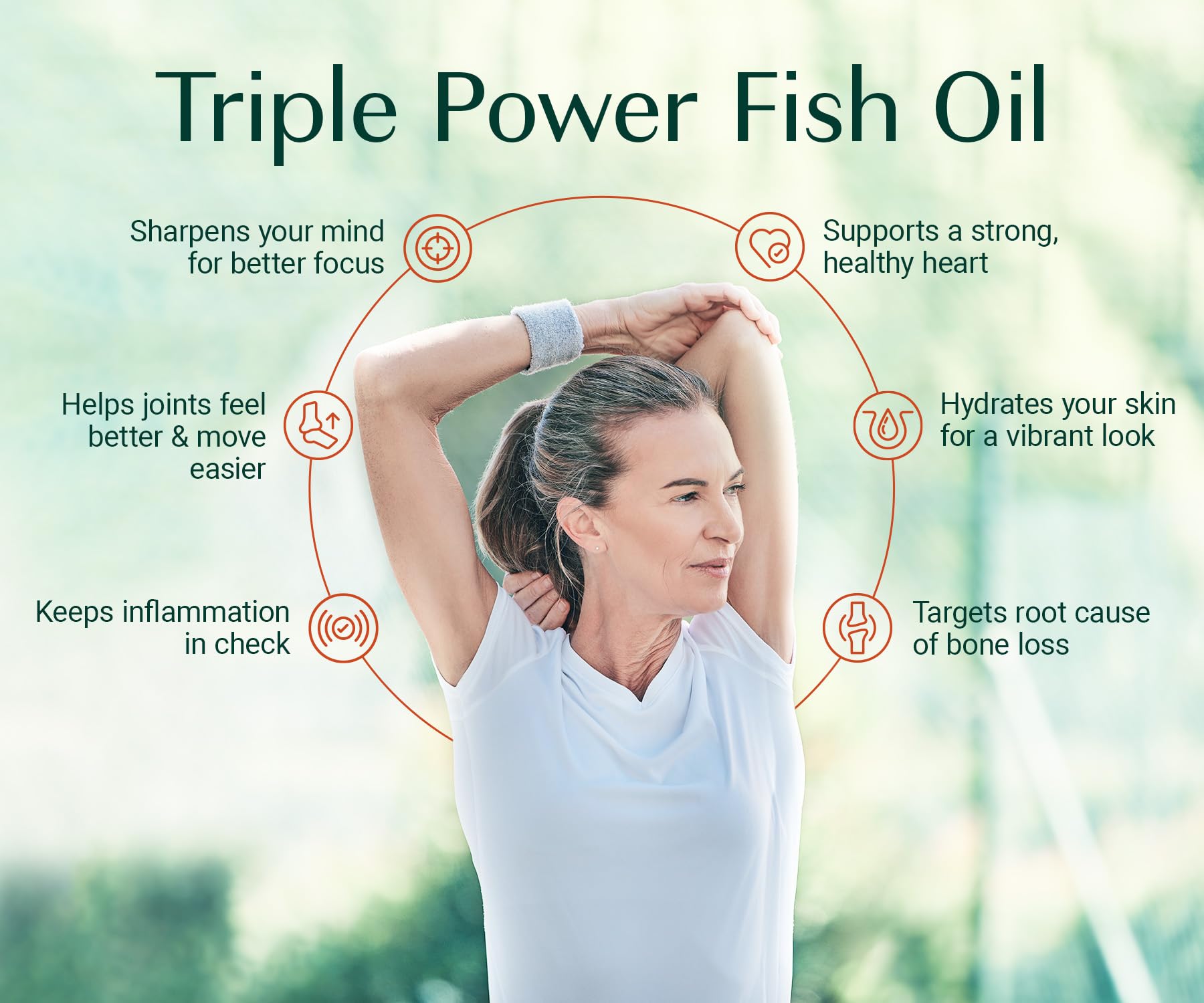 ALGAECAL Omega-3 Fish Oil Supplement 454g side view