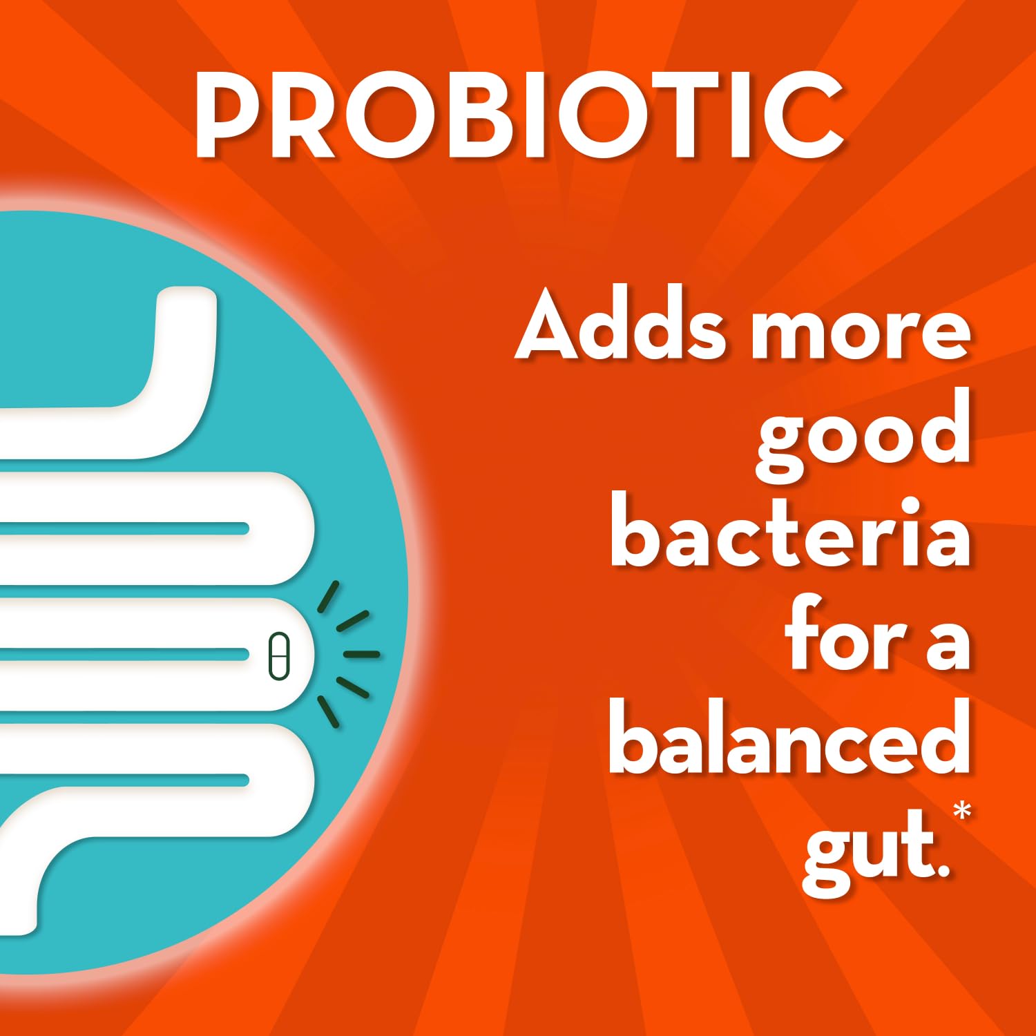 Align daily De-Stress Probiotic capsule close-up