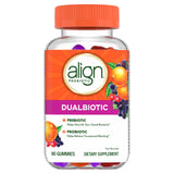 Align Prebiotic + Probiotic Gummies on a wooden table