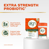 Align Probiotic 5X Extra Strength 30 Capsules back view