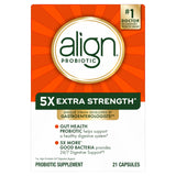 Align Probiotic 5X Extra Strength 30 Capsules with a glass of water