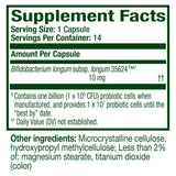 Align Probiotic capsules in a hand for scale