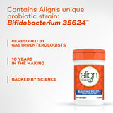 Align Probiotic Relief + Food daily 28 Capsules ingredients list