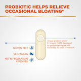 Align Probiotic Relief + Food daily 28 Capsules on a kitchen counter