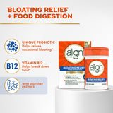 Align Probiotic Relief + Food daily 28 Capsules side view