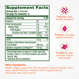 Align Probiotic Women’s Dualbiotic Gummies back view packaging