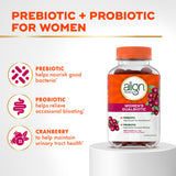 Align Probiotic Women’s Dualbiotic Gummies cranberry flavour