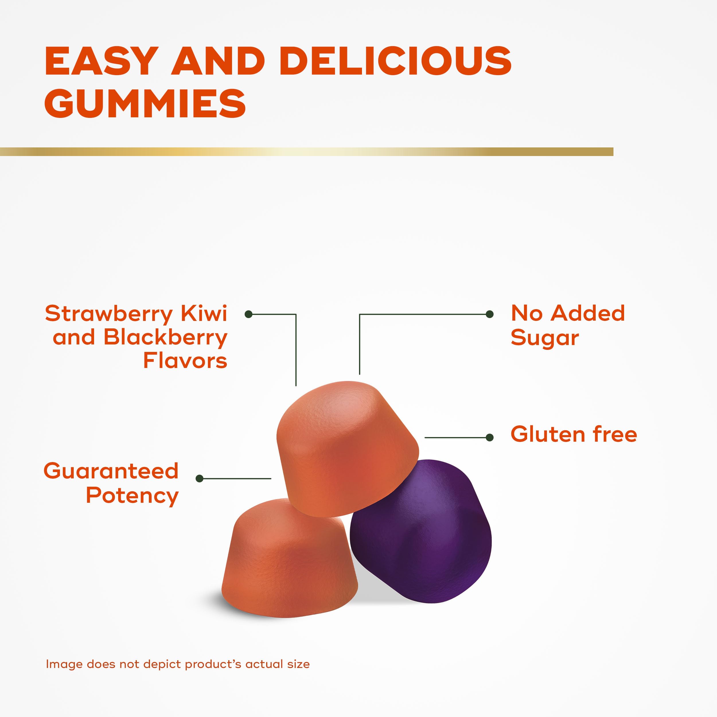 Align Probiotics + Fiber Gummies nutritional information