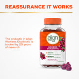 Align Women's Prebiotic + Probiotic Gummies ingredients list