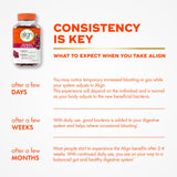 Align Women's Prebiotic + Probiotic Gummies nutritional information