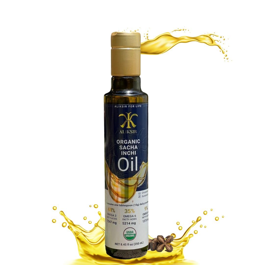ALIKSIR Sacha Inchi Oil 227g front view