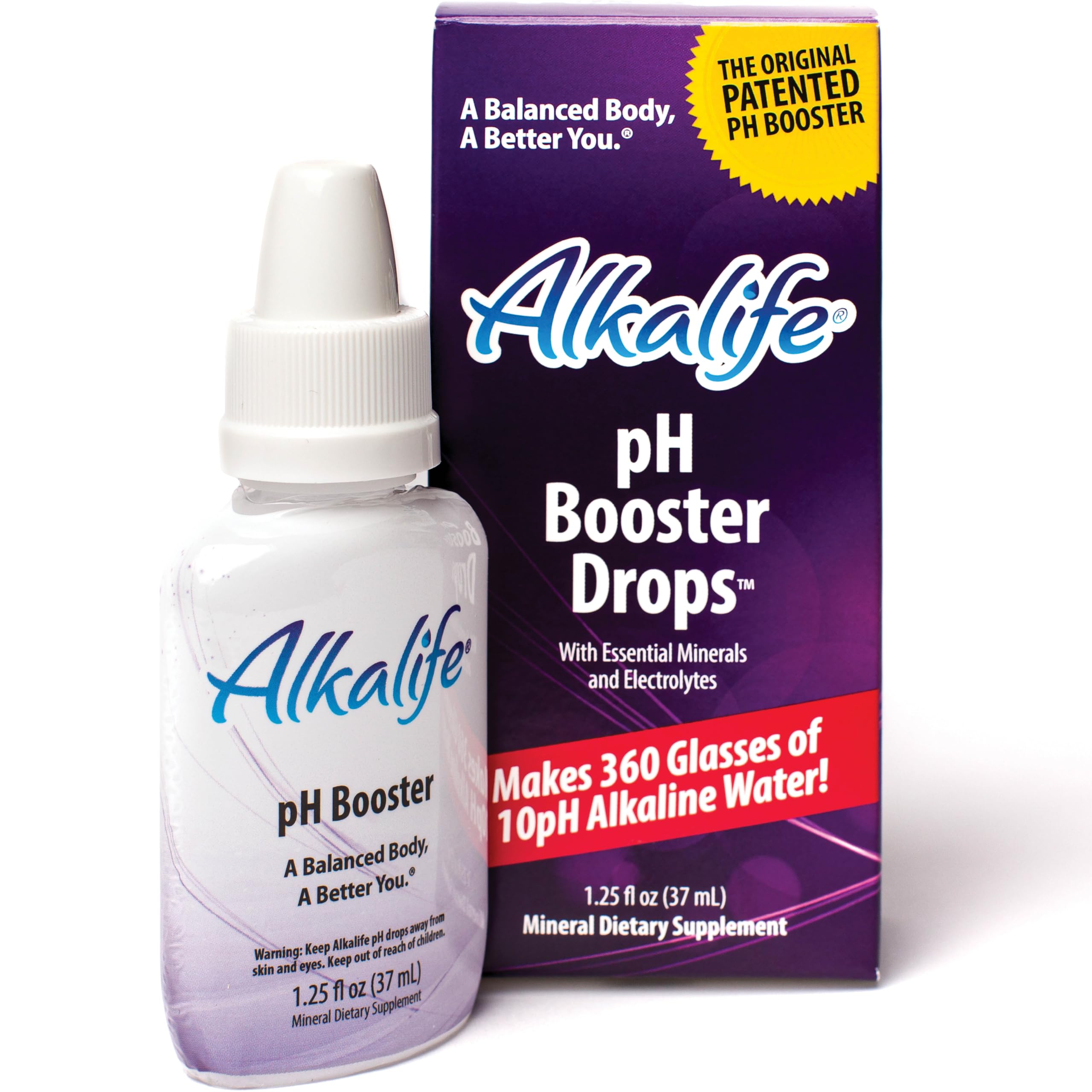 Alkalife Alkaline Water Drops 1.25 oz front view