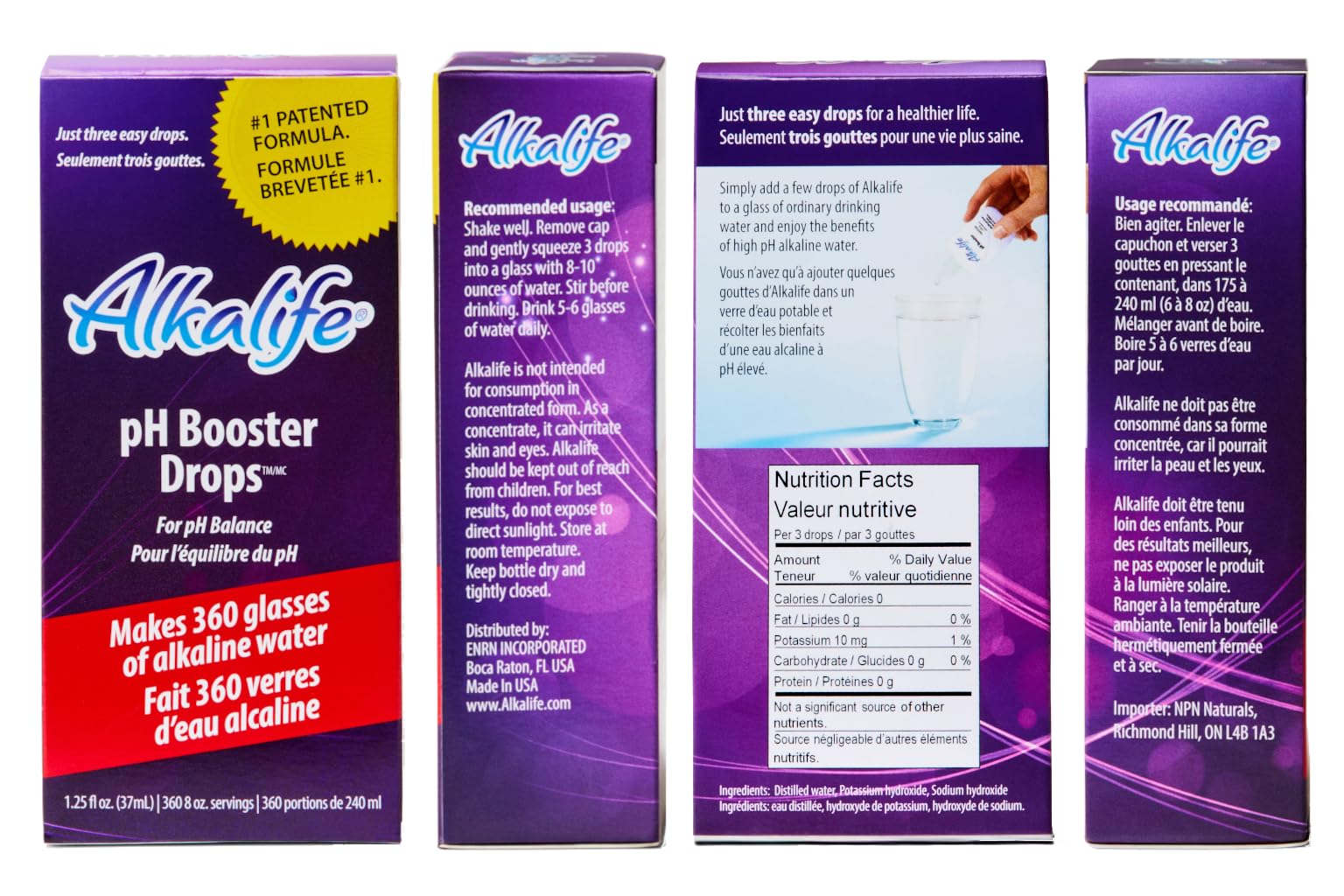 Alkalife Alkaline Water Drops 1.25 oz on a kitchen counter