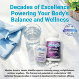 Alkalife Alkaline Water Drops 1.25 oz showing ingredient list