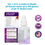 Alkalife Alkaline Water Drops 1.25 oz with measuring drops