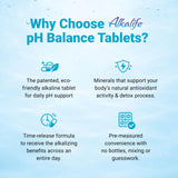 Alkalife pH Balance Tablets on a kitchen counter