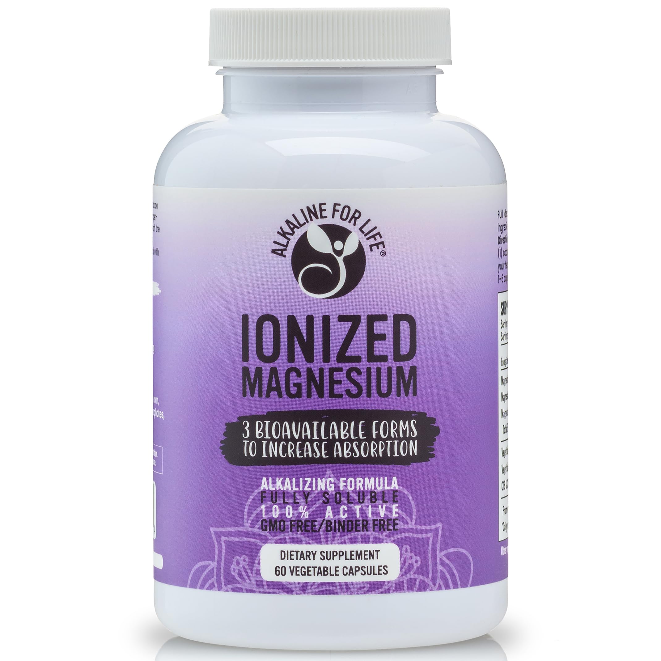 Alkaline for Life Ionized Magnesium 110mg capsule front view