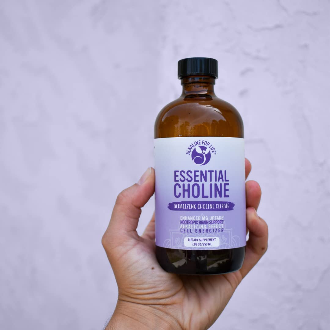 Alkaline for Life Liquid Choline Citrate 650mg back label