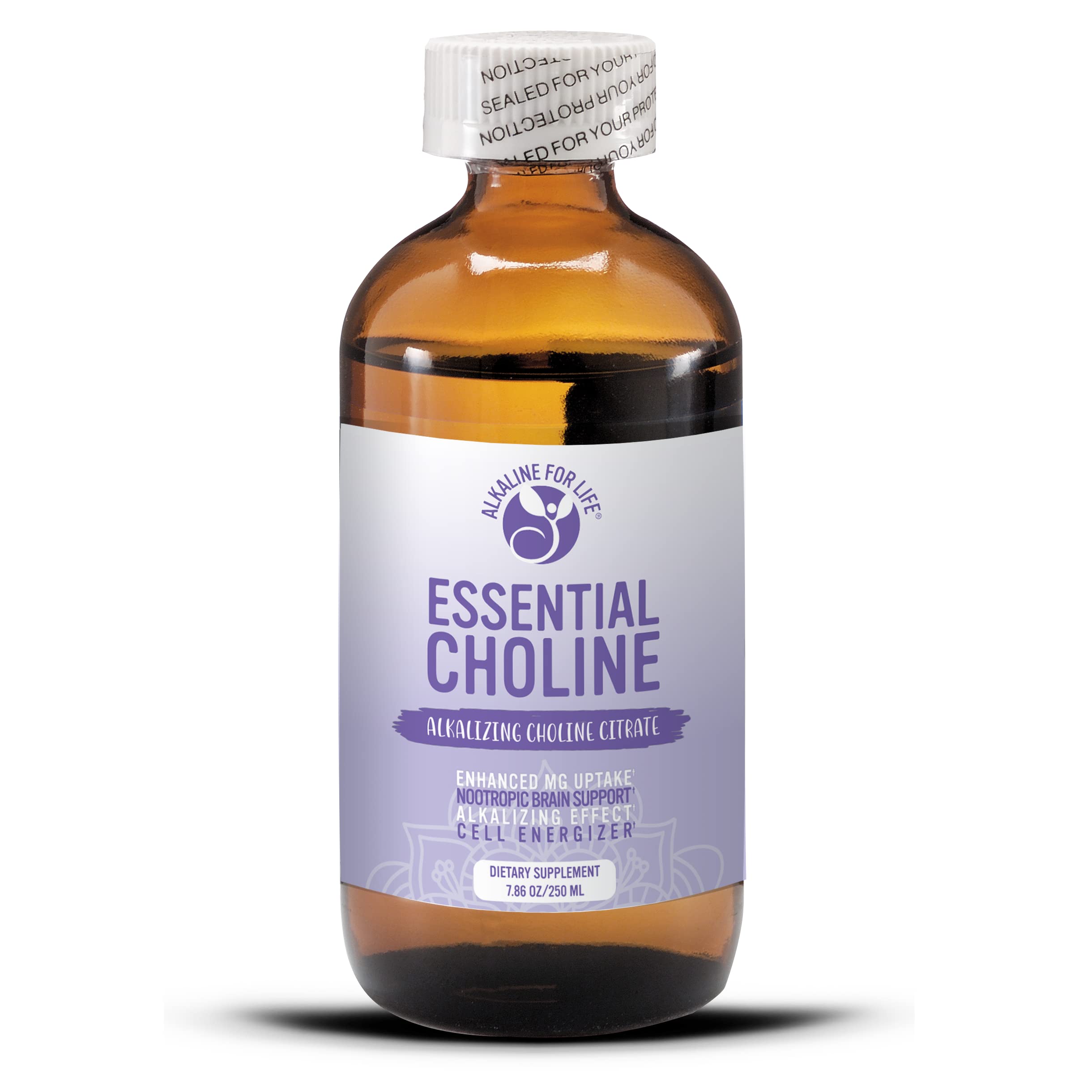 Alkaline for Life Liquid Choline Citrate 650mg front view