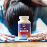 Alkaline for Life Rest Well Sleep Supplement on a table