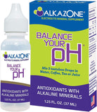 Alkazone Alkaline pH support Drops 1.25 fl oz front view