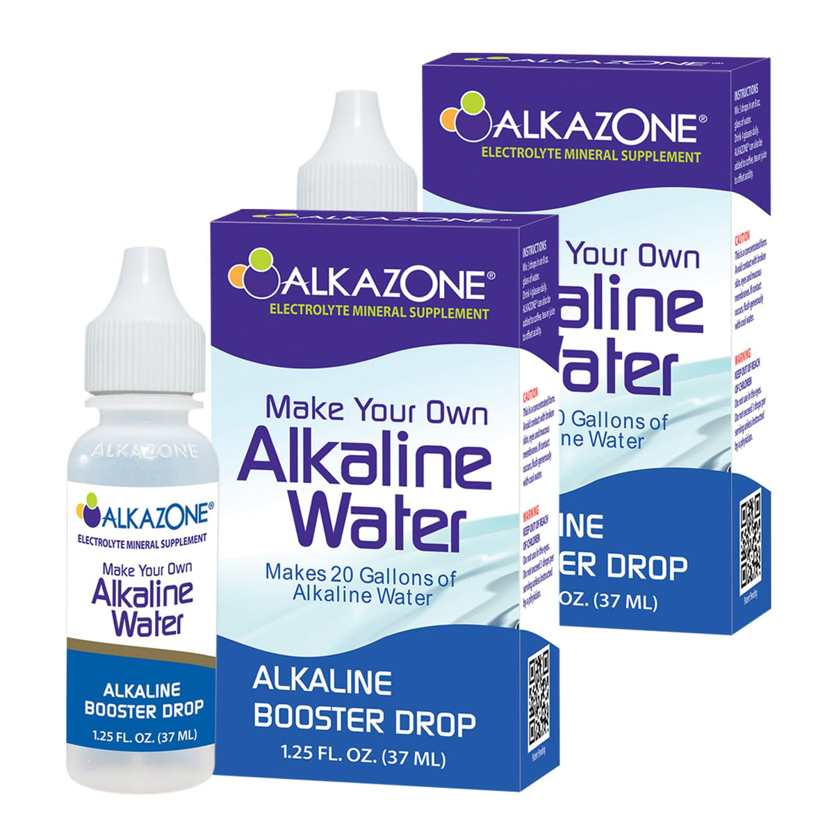 Alkazone Alkaline support Drop 1.25 oz front view