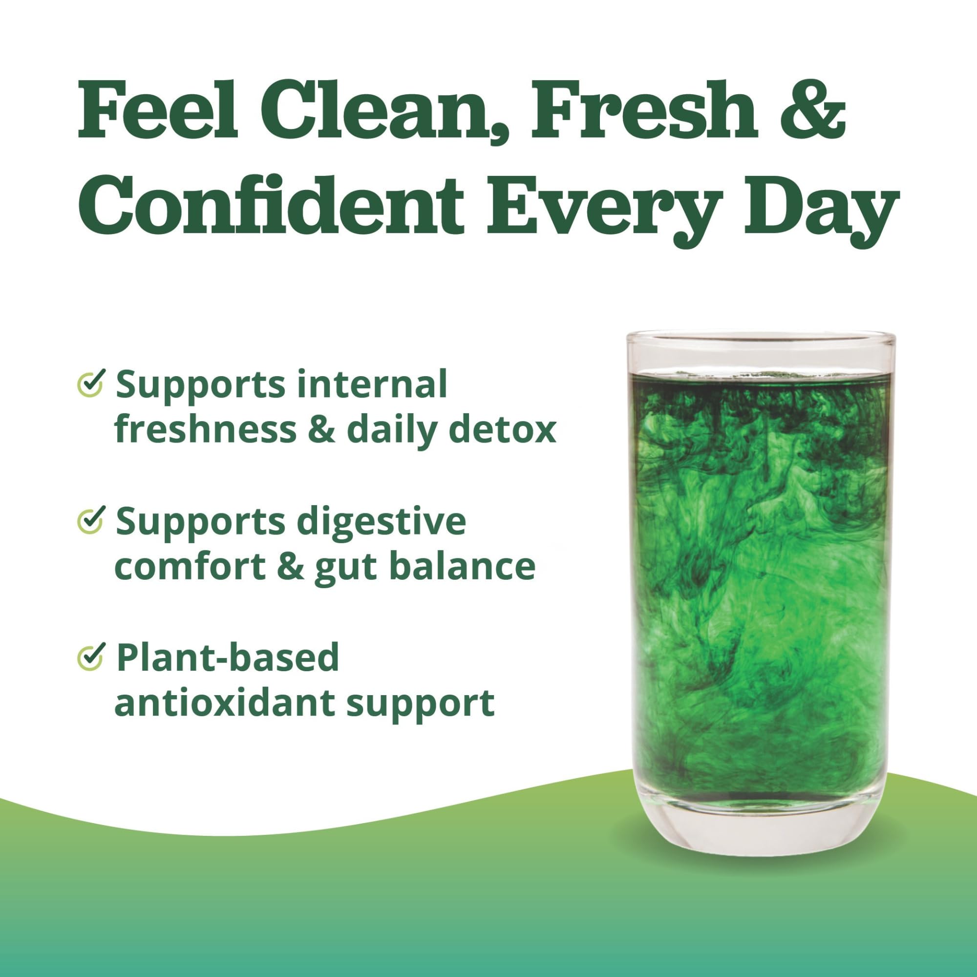 All About Juicing Chlorophyll Lemonade Drink Mix packaging