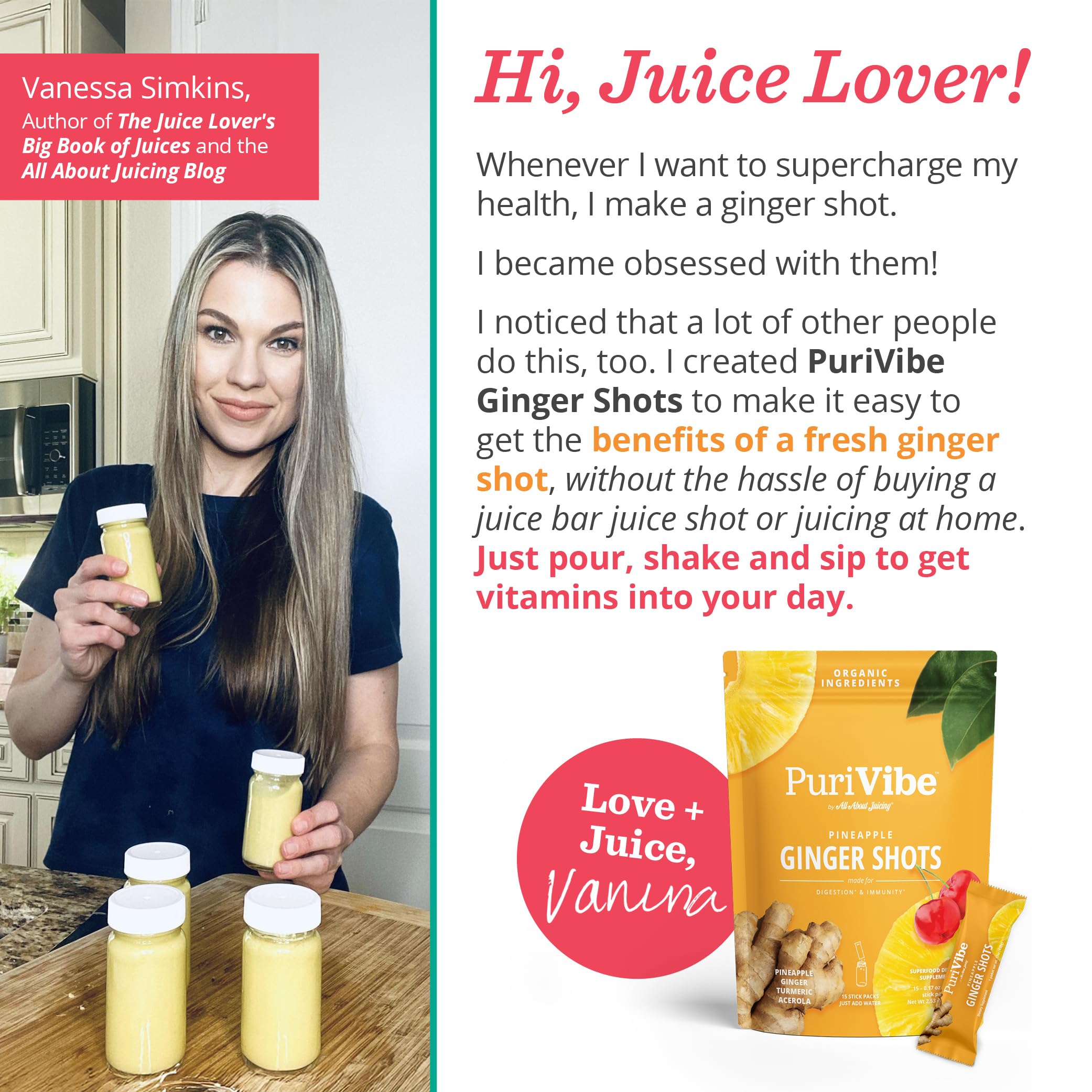 All About Juicing Pineapple Ginger Wellness Shots preparation process