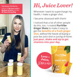 All About Juicing Pineapple Ginger Wellness Shots preparation process