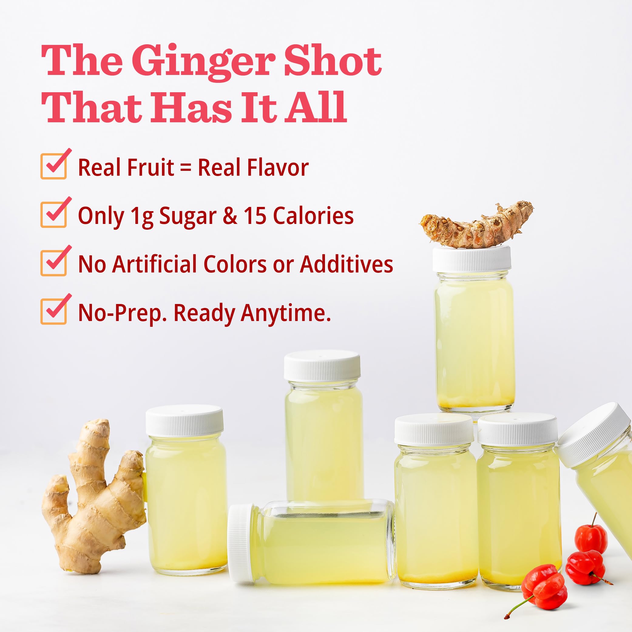 All About Juicing Pineapple Ginger Wellness Shots serving suggestion